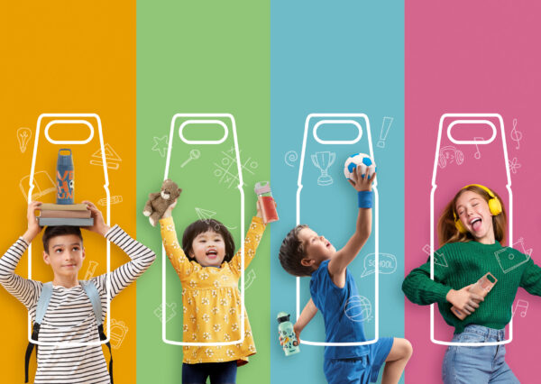 Professionelle Produkt-Retusche und Composing einer SIGG Aluminium-Trinkflasche für die kommerzielle Werbung